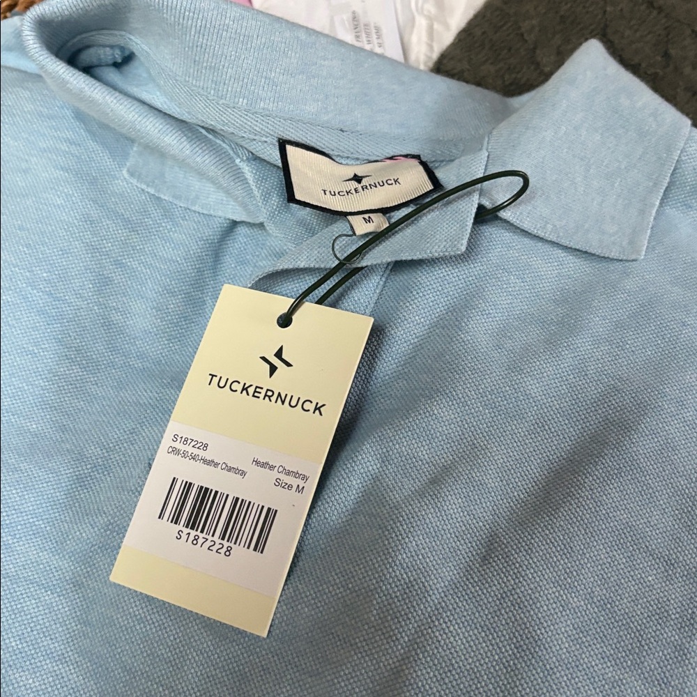 Tuckenuck Chambray Polo dress M NWT - Picture 6 of 6